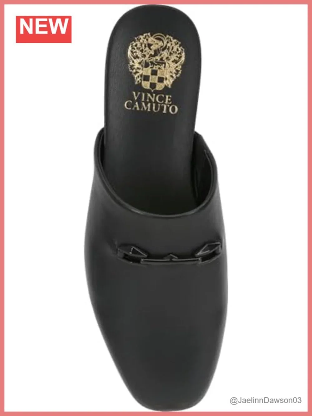 Vince Camuto Macassie Slip-on Flat Mule Leather Almond Toe Pull-On